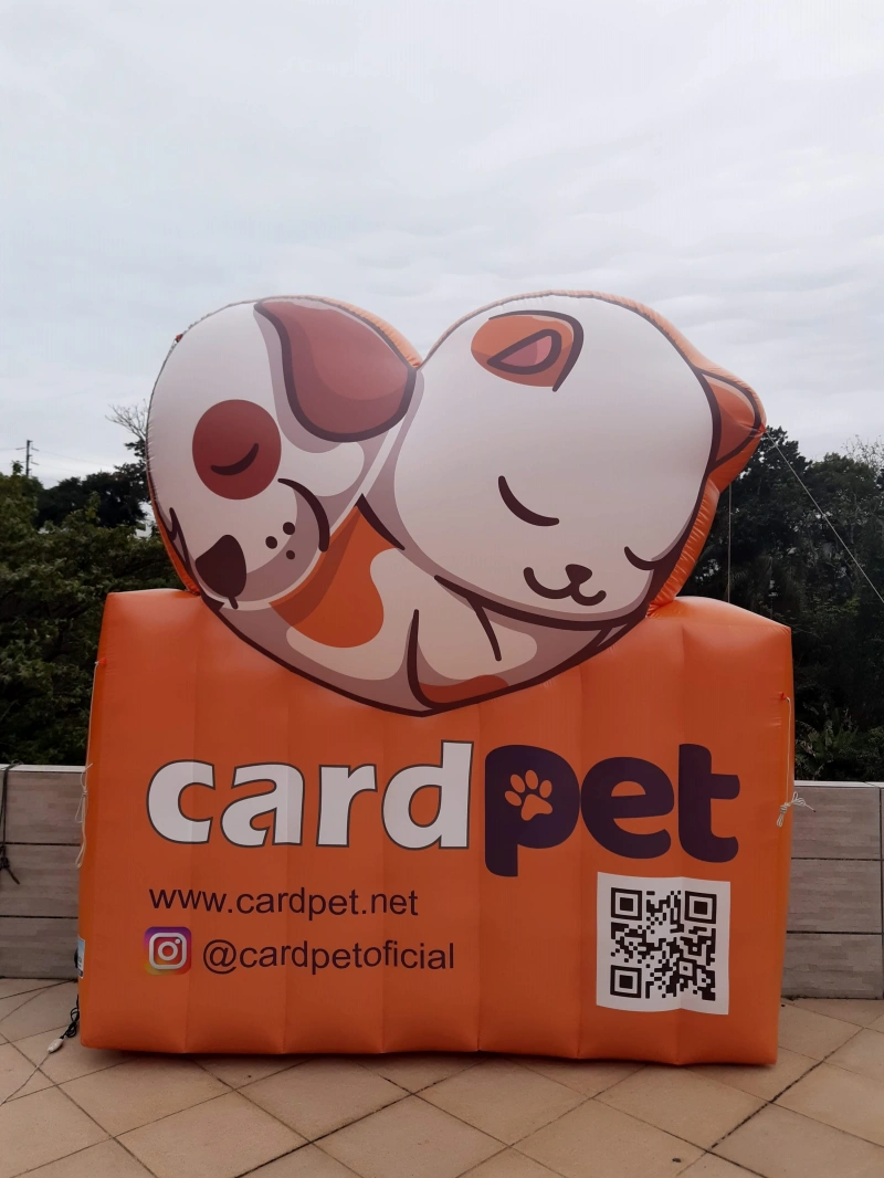 Boneco inflável personalizado